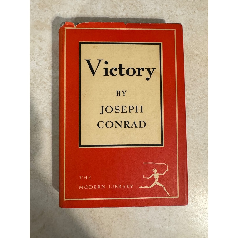 Victory Joseph Conrad‎ Modern Library Vintage Hardcover Red Dust Jacket Book 34